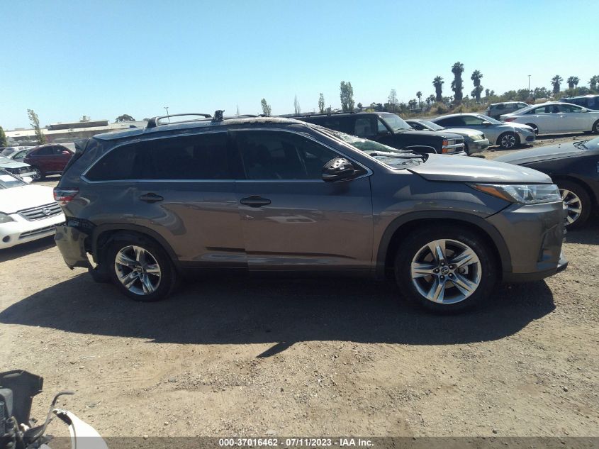 2019 TOYOTA HIGHLANDER LIMITED - 5TDYZRFH5KS289127