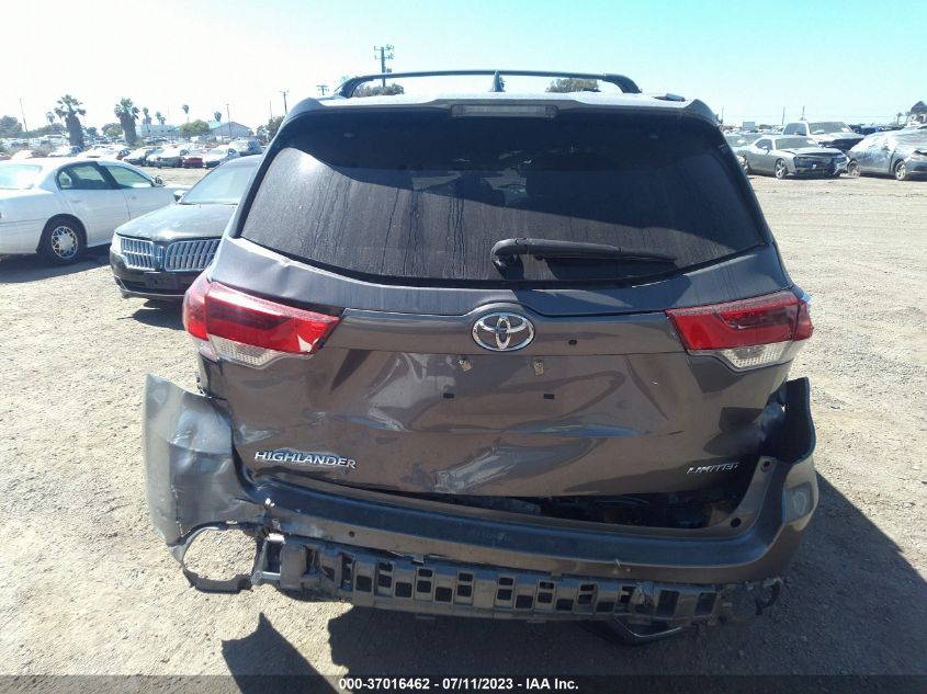 2019 TOYOTA HIGHLANDER LIMITED - 5TDYZRFH5KS289127