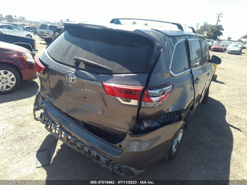 2019 TOYOTA HIGHLANDER LIMITED - 5TDYZRFH5KS289127