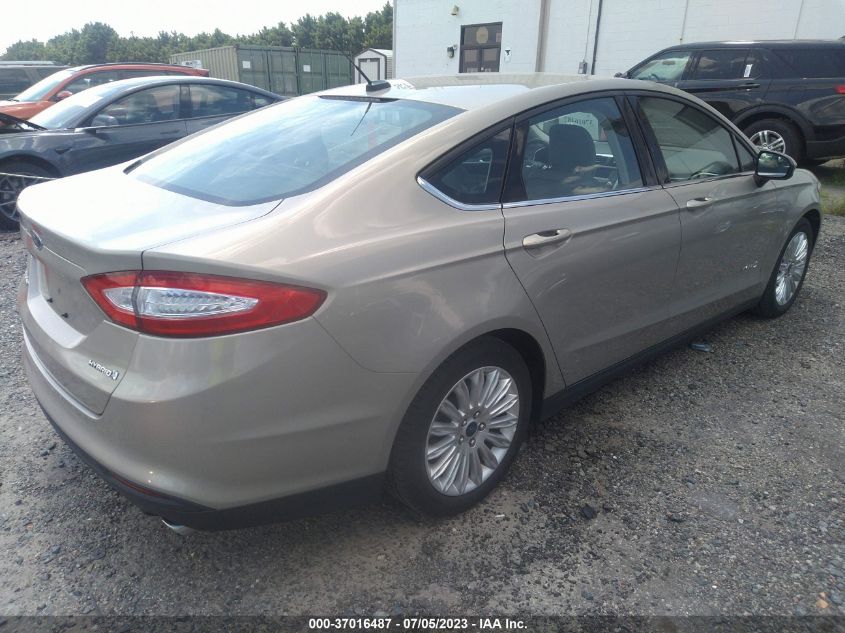 2015 FORD FUSION S HYBRID - 3FA6P0UU1FR116504