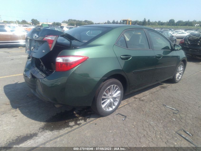 2014 TOYOTA COROLLA L/LE/S/S PLUS/LE PLUS - 5YFBURHE3EP057744