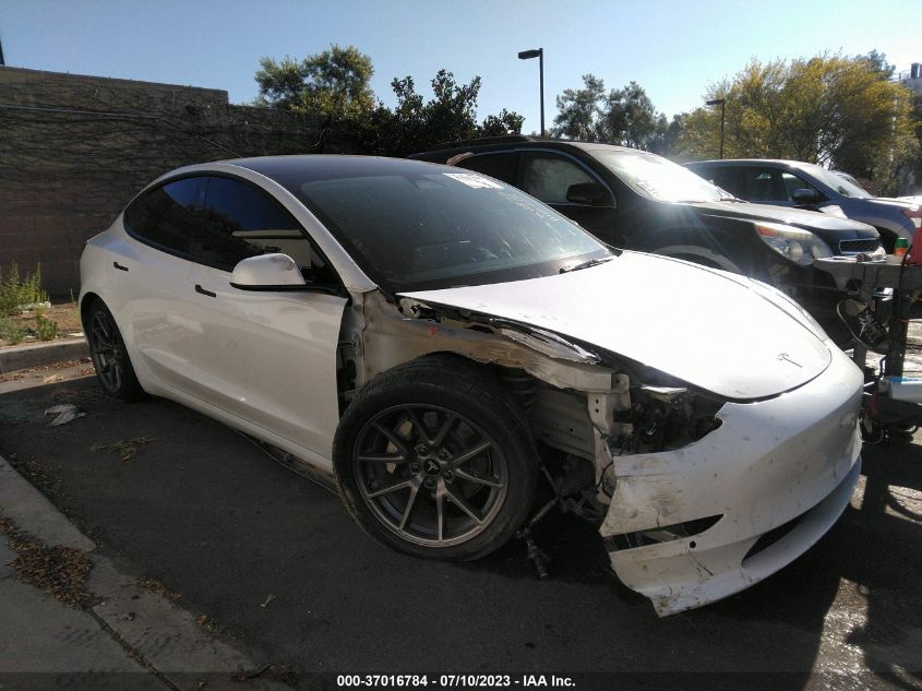 2022 TESLA MODEL 3 LONG RANGE - 5YJ3E1EBXNF210256