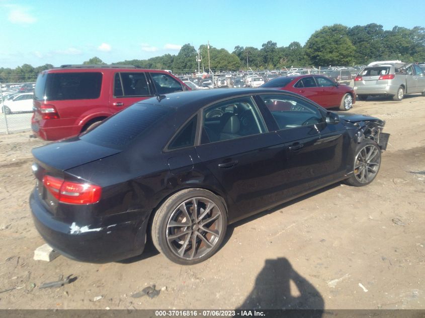 2013 AUDI A4 PREMIUM - WAUAFAFL7DN027101