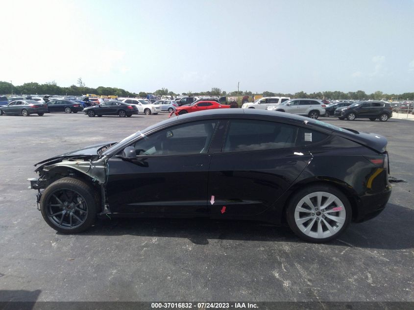 2022 TESLA MODEL 3 LONG RANGE - 5YJ3E1EB7NF152283