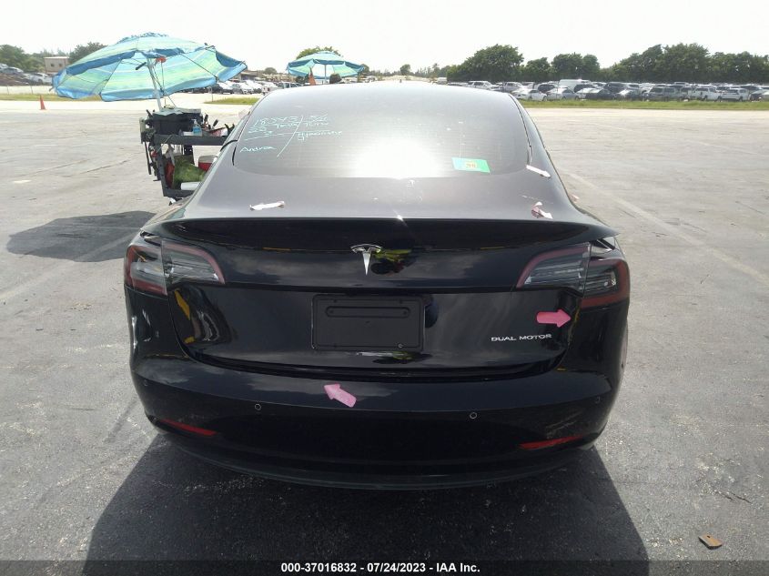 2022 TESLA MODEL 3 LONG RANGE - 5YJ3E1EB7NF152283