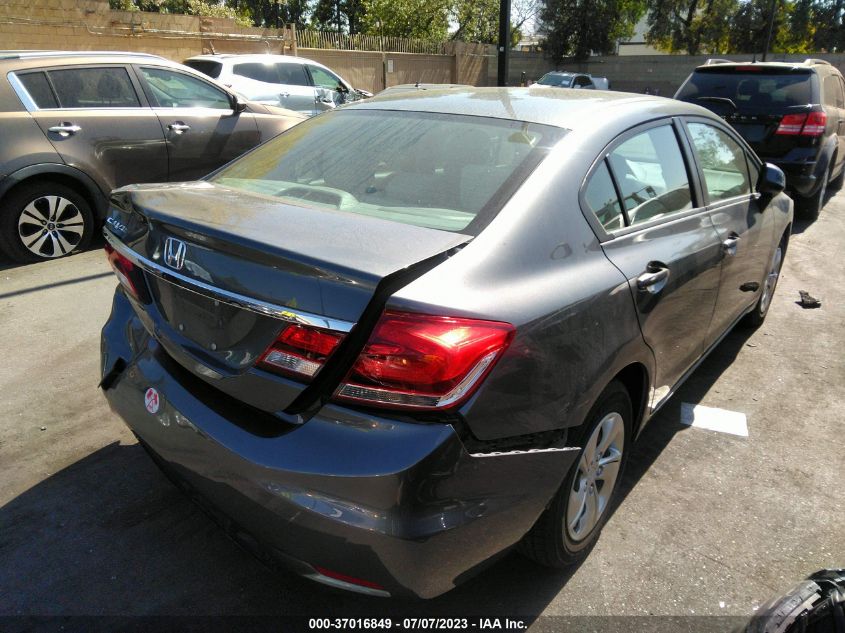 2013 HONDA CIVIC SDN LX - 19XFB2F55DE276464