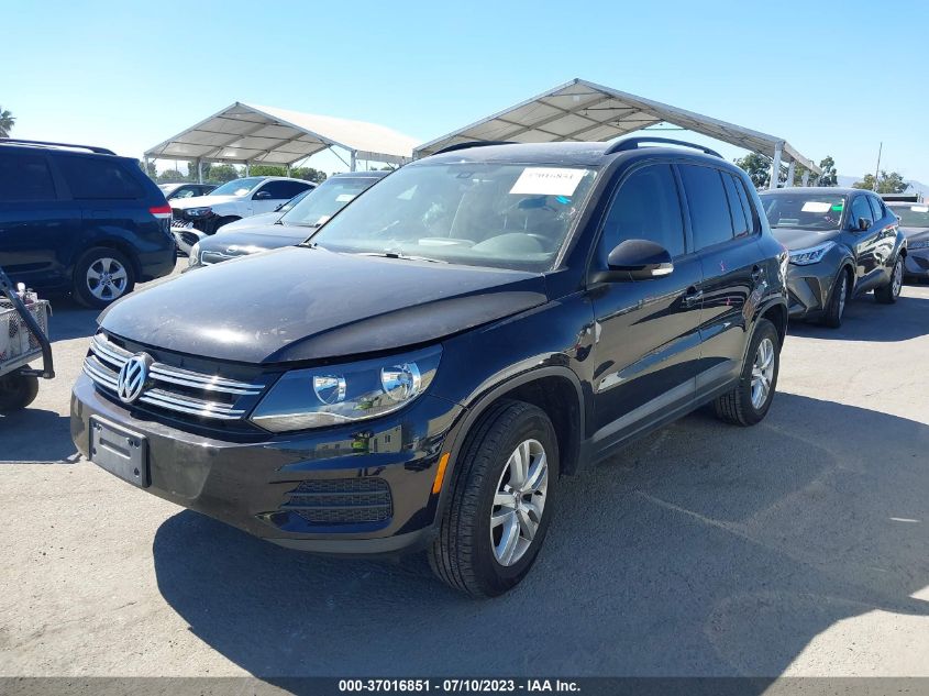 2017 VOLKSWAGEN TIGUAN S/LIMITED - WVGAV7AX2HK006663