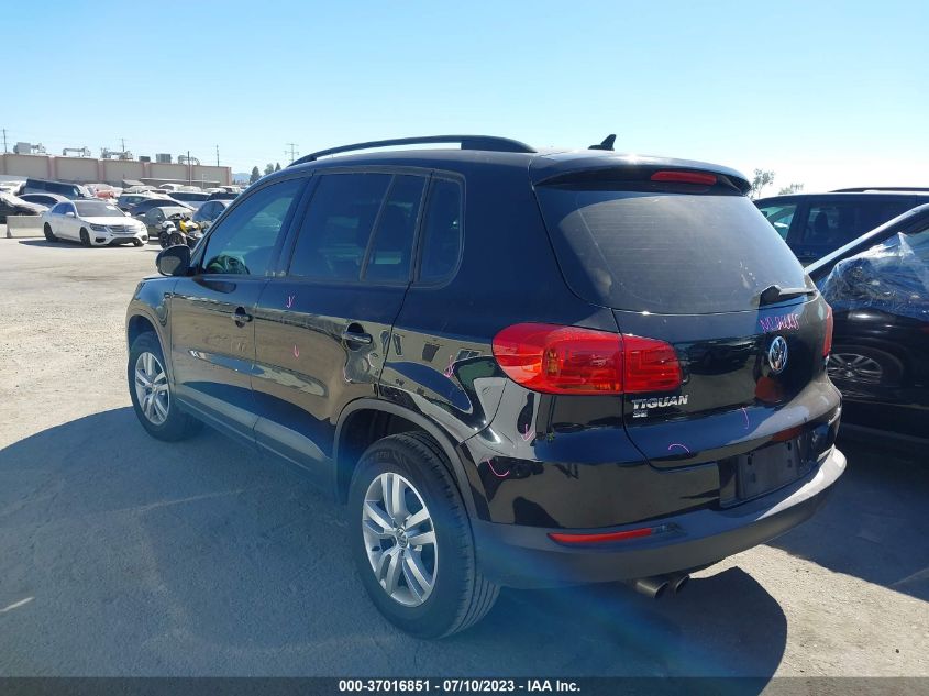 2017 VOLKSWAGEN TIGUAN S/LIMITED - WVGAV7AX2HK006663