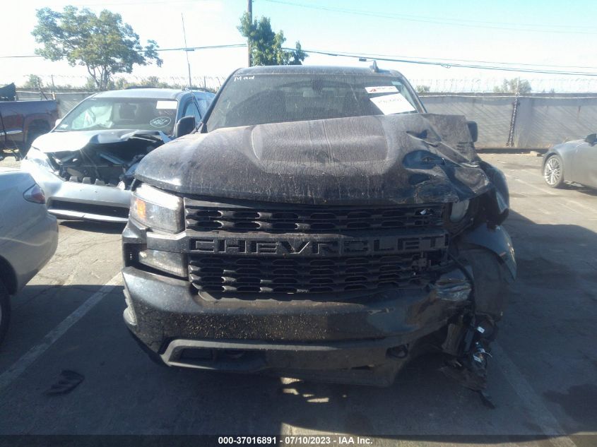 2021 CHEVROLET SILVERADO 1500 CUSTOM - 1GCPYBEK2MZ201431