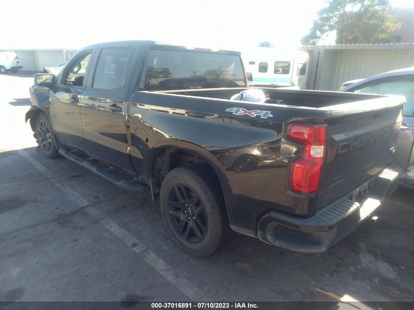 2021 CHEVROLET SILVERADO 1500 CUSTOM - 1GCPYBEK2MZ201431