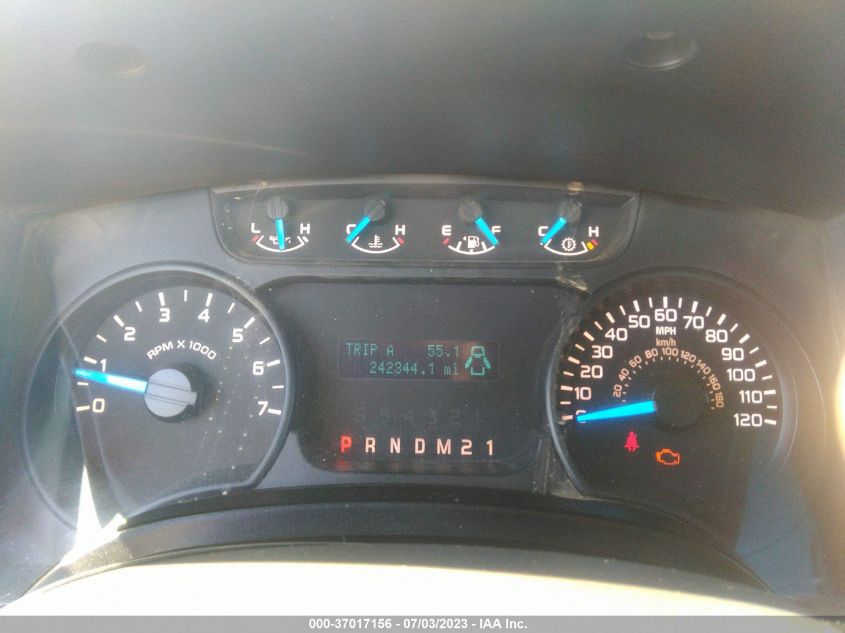 2013 FORD F-150 XL/STX/XLT/FX4/LARIAT - 1FTFX1EF1DKF15401