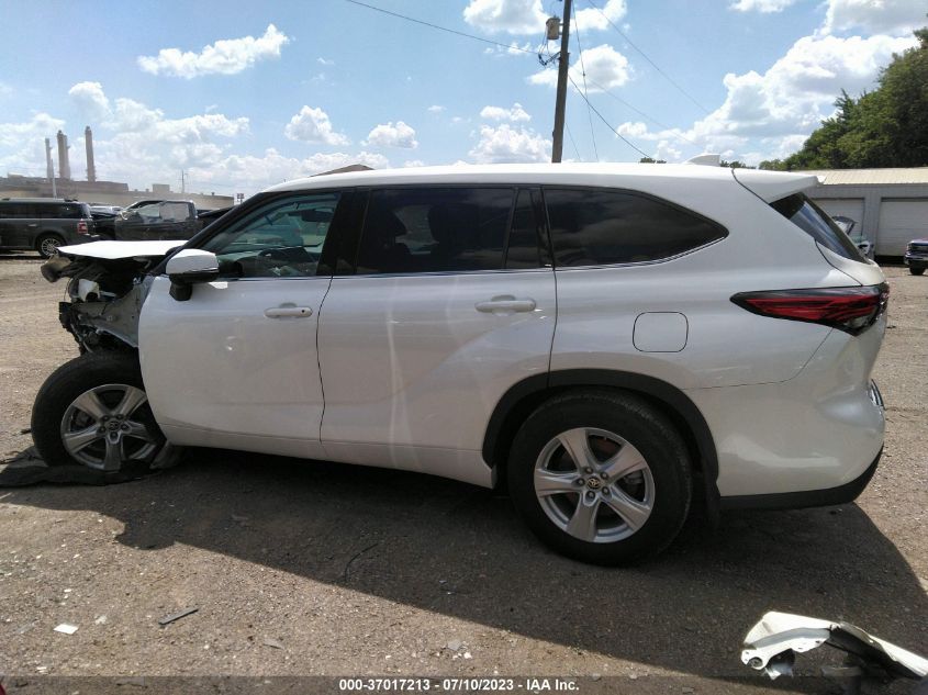 2021 TOYOTA HIGHLANDER L/LE - 5TDBZRBH7MS056591