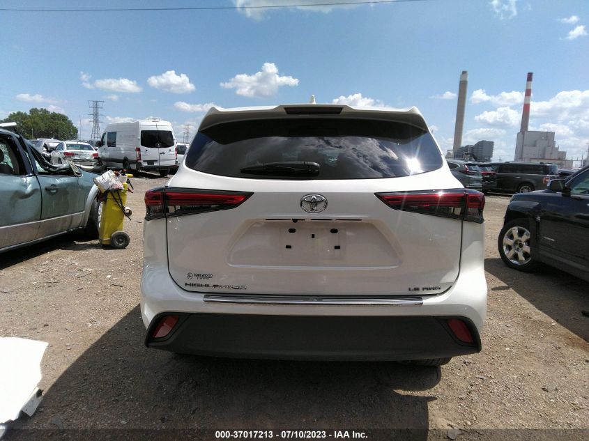 2021 TOYOTA HIGHLANDER L/LE - 5TDBZRBH7MS056591