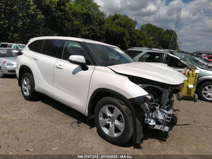 2021 TOYOTA HIGHLANDER L/LE - 5TDBZRBH7MS056591