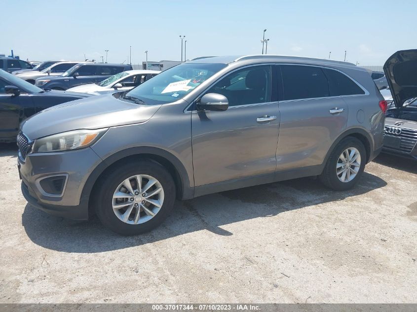 2016 KIA SORENTO LX - 5XYPG4A53GG025491