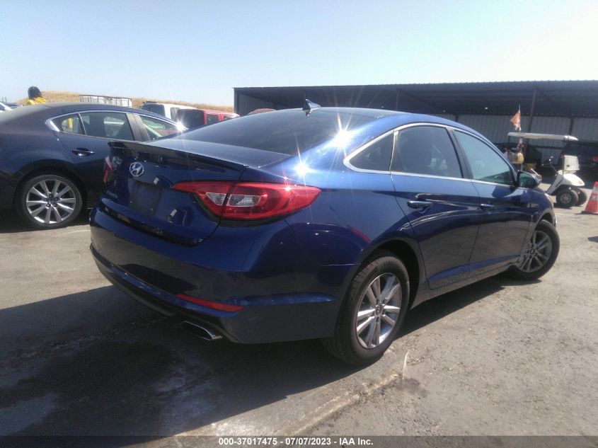 2016 HYUNDAI SONATA 2.4L SE - 5NPE24AF4GH366860