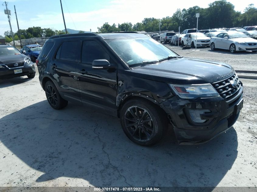 2017 FORD EXPLORER XLT - 1FM5K7D81HGD95586
