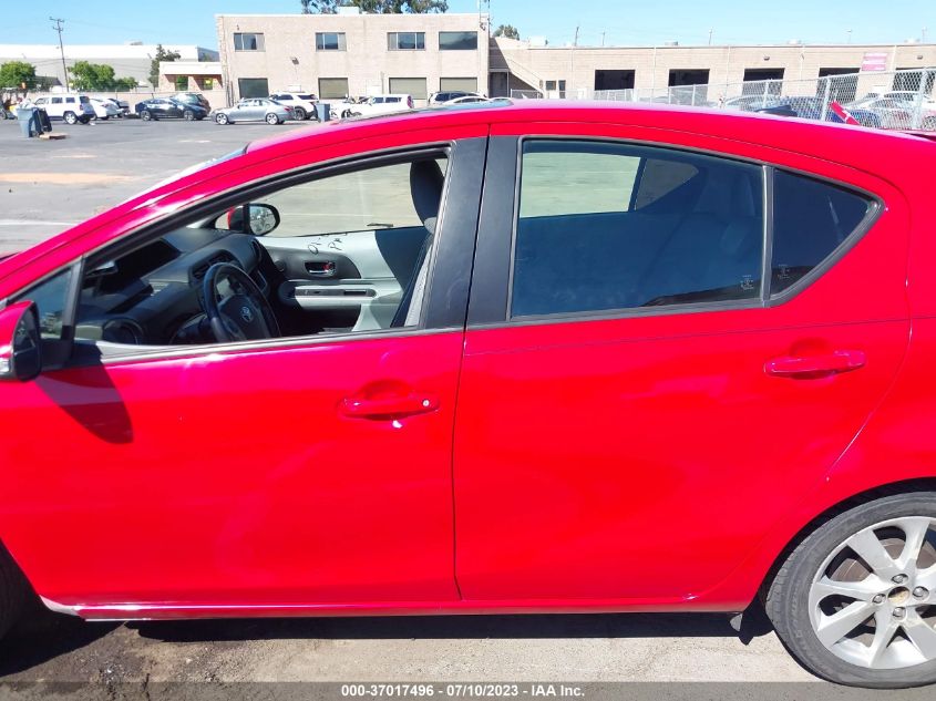 2014 TOYOTA PRIUS C ONE/THREE/TWO/FOUR - JTDKDTB32E1061468