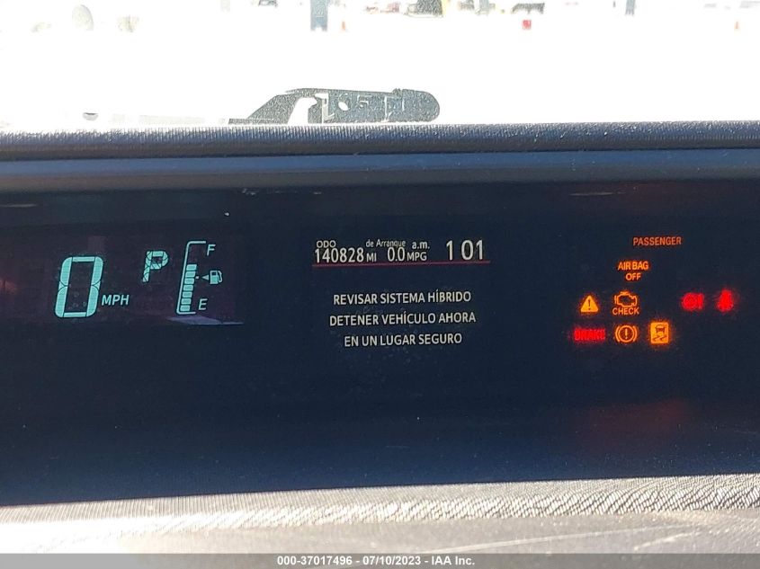 2014 TOYOTA PRIUS C ONE/THREE/TWO/FOUR - JTDKDTB32E1061468