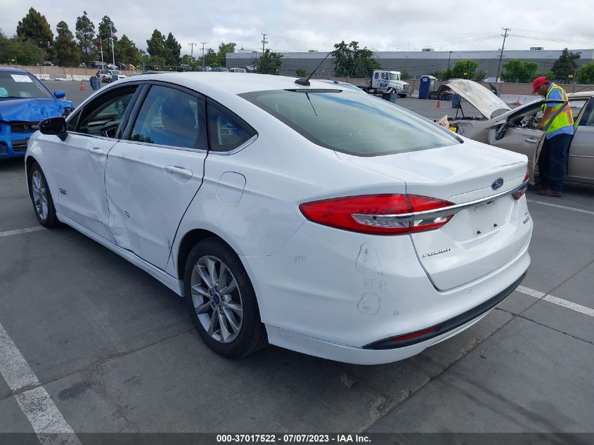 2017 FORD FUSION HYBRID SE - 3FA6P0LUXHR325969