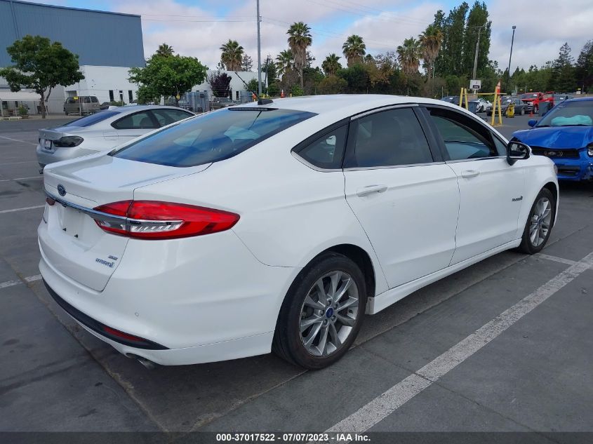 2017 FORD FUSION HYBRID SE - 3FA6P0LUXHR325969