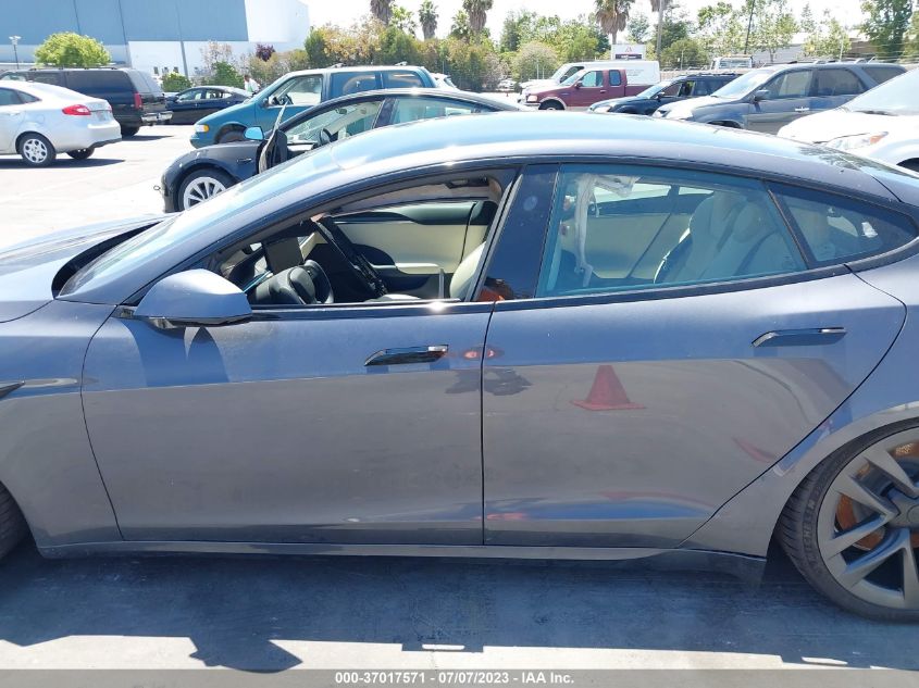 2021 TESLA MODEL S - 5YJSA1E68MF443691
