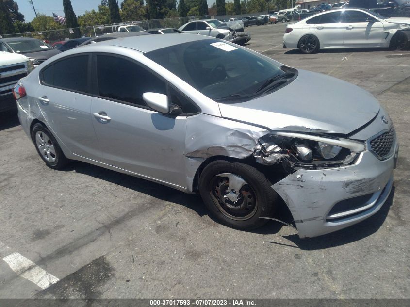 2016 KIA FORTE LX - KNAFK4A62G5514960