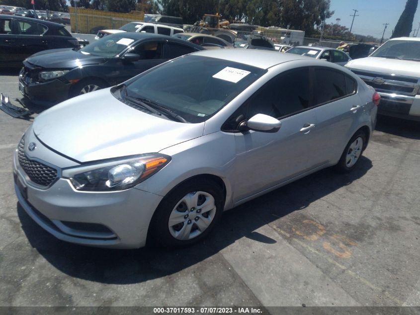2016 KIA FORTE LX - KNAFK4A62G5514960