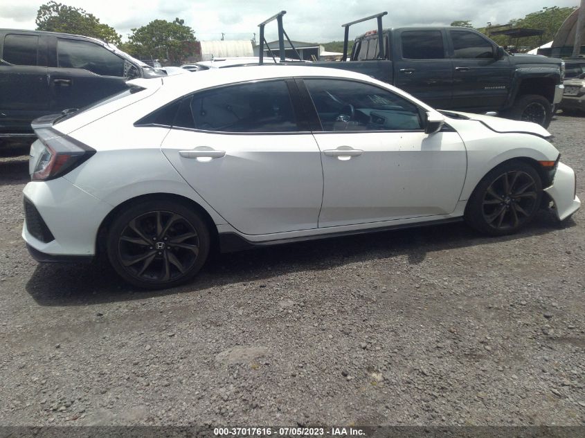 2018 HONDA CIVIC HATCHBACK SPORT - SHHFK7H48JU202333