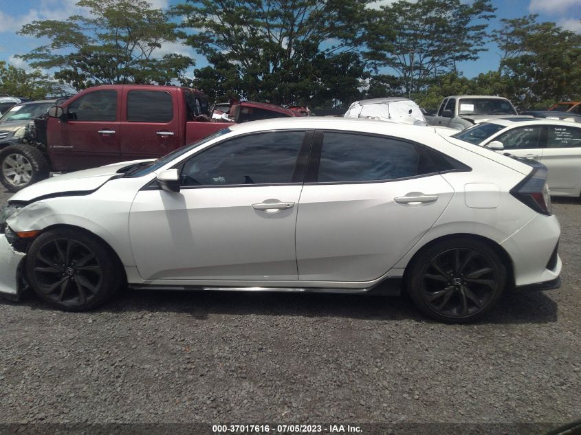 2018 HONDA CIVIC HATCHBACK SPORT - SHHFK7H48JU202333