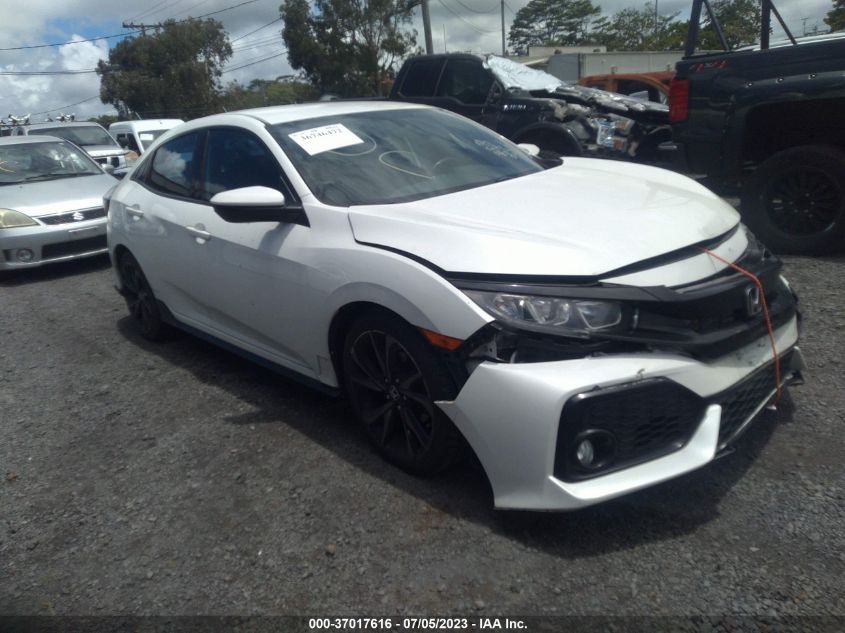 2018 HONDA CIVIC HATCHBACK SPORT - SHHFK7H48JU202333