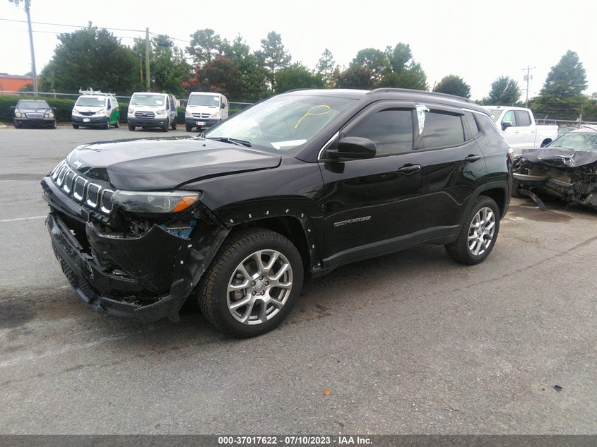 VIN 3C4NJDFB3NT169197 2022 JEEP COMPASS LATITUDE LUX