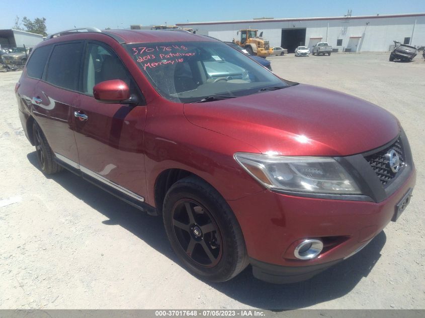2013 NISSAN PATHFINDER SL - 5N1AR2MN4DC632379