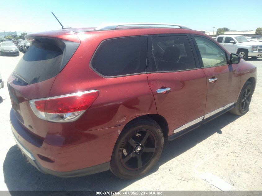 2013 NISSAN PATHFINDER SL - 5N1AR2MN4DC632379