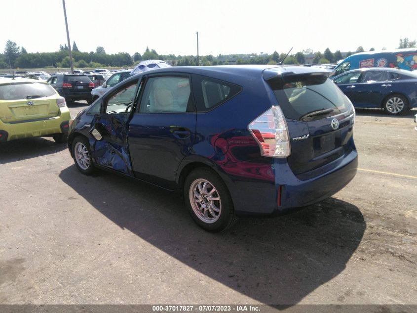 2014 TOYOTA PRIUS V TWO/THREE/FIVE - JTDZN3EU1EJ013086