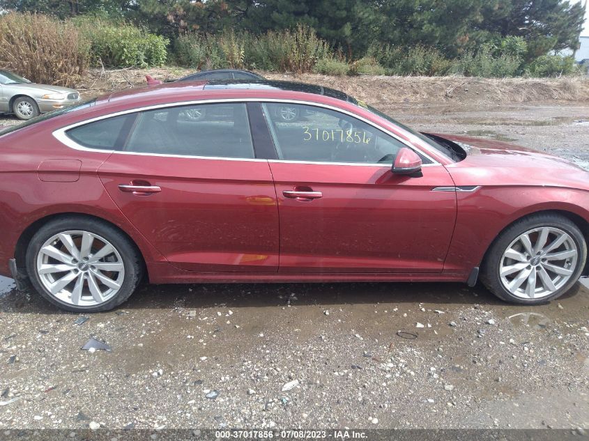 2018 AUDI A5 SPORTBACK PREMIUM PLUS - WAUBNCF56JA008546