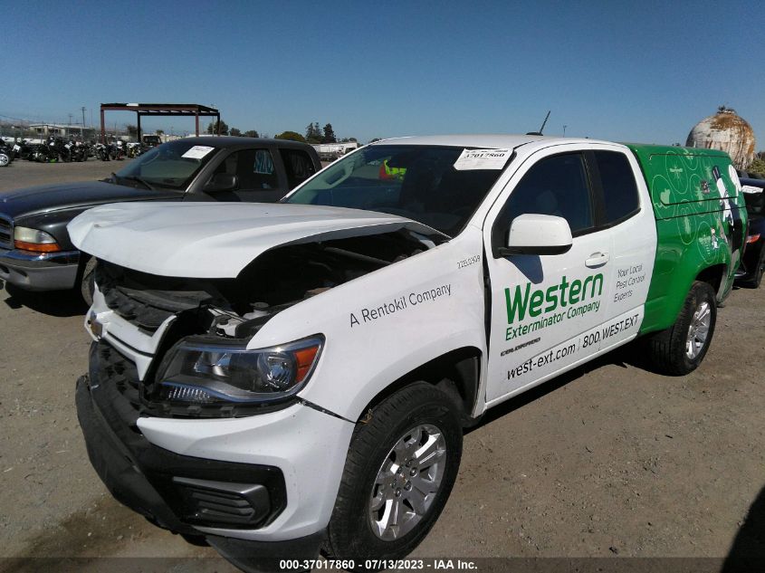 2022 CHEVROLET COLORADO 2WD LT - 1GCHSCEA5N1144225
