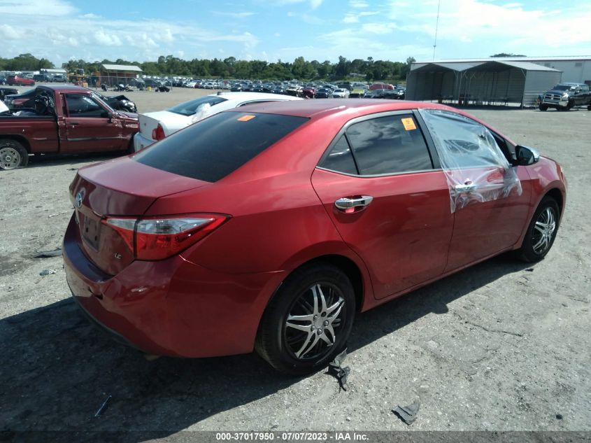 2014 TOYOTA COROLLA L/LE/S/S PLUS/LE PLUS - 5YFBURHE9EP120670