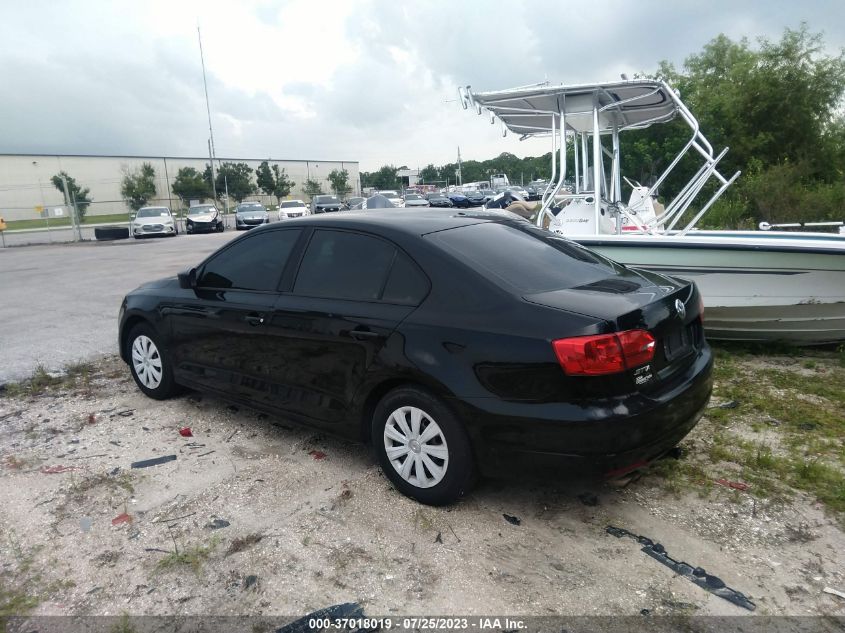 2013 VOLKSWAGEN JETTA SEDAN BASE - 3VW2K7AJ5DM282042