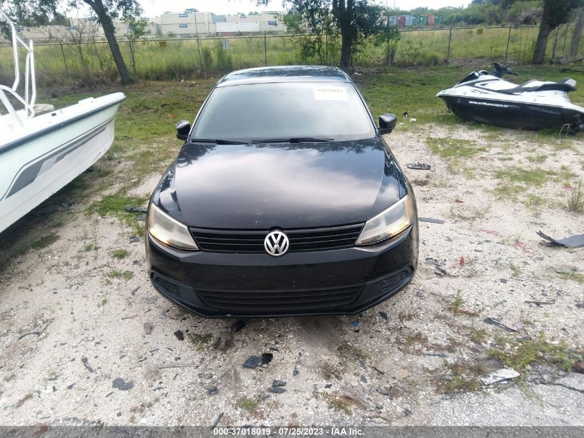 2013 VOLKSWAGEN JETTA SEDAN BASE - 3VW2K7AJ5DM282042