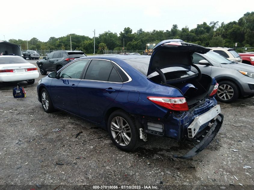 2016 TOYOTA CAMRY XLE/SE/LE/XSE - 4T1BF1FK9GU574312