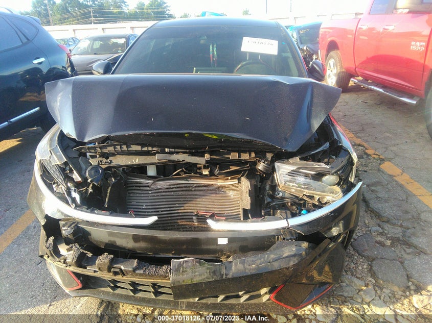 VIN 3KPF54ADXNE443324 2022 KIA FORTE GT LINE