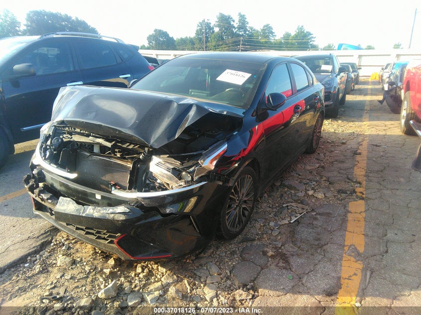 VIN 3KPF54ADXNE443324 2022 KIA FORTE GT LINE
