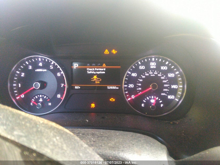 VIN 3KPF54ADXNE443324 2022 KIA FORTE GT LINE