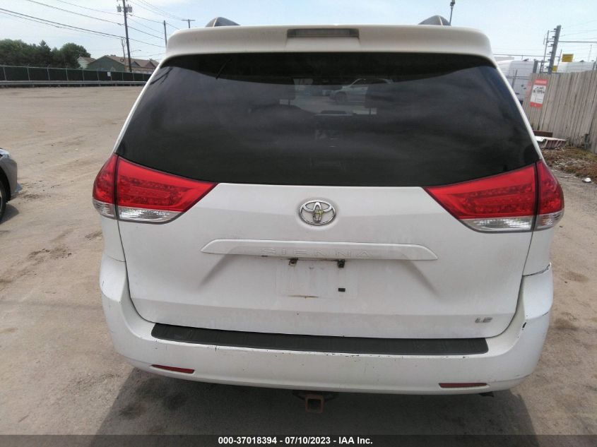 2013 TOYOTA SIENNA LE - 5TDKK3DC5DS376382