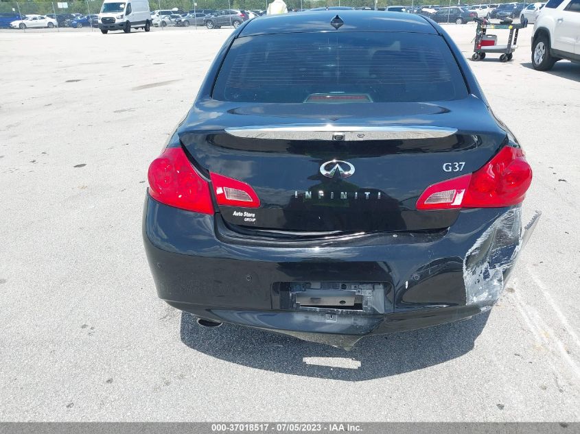 2013 INFINITI G37 SEDAN JOURNEY JN1CV6AP9DM304720