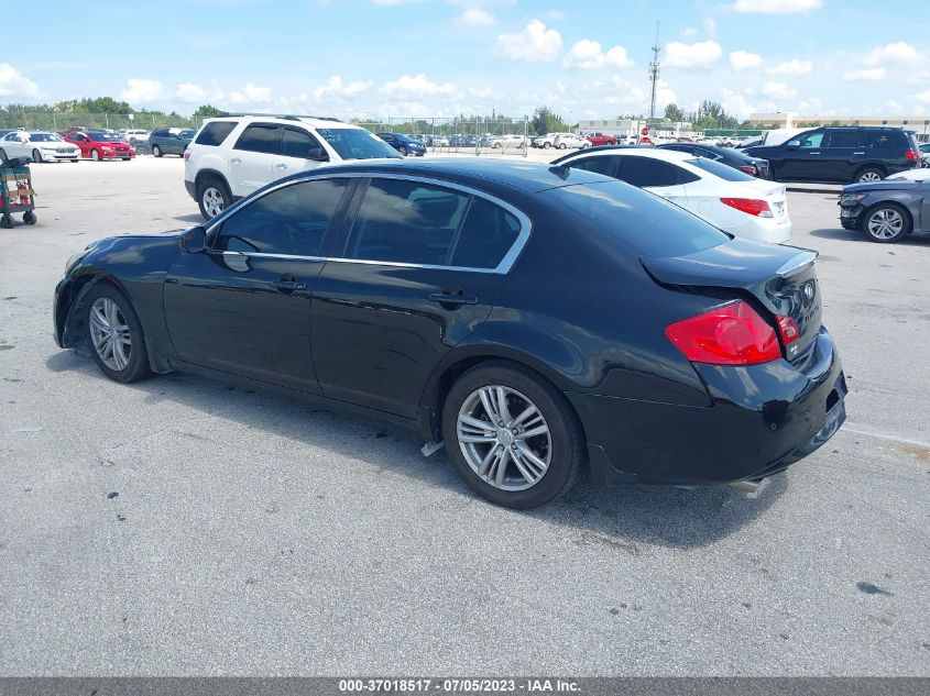 2013 INFINITI G37 SEDAN JOURNEY JN1CV6AP9DM304720