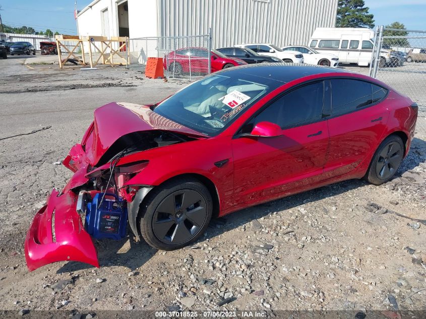 2021 TESLA MODEL 3 STANDARD RANGE PLUS - 5YJ3E1EA4MF099760