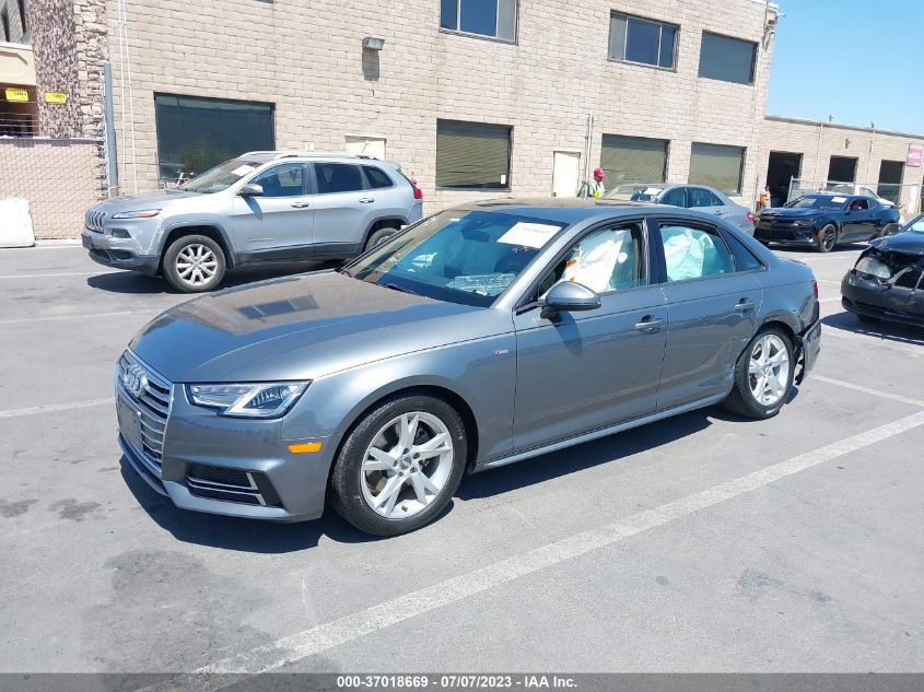 2018 AUDI A4 PREMIUM/TECH PREMIUM - WAUKMAF40JA119172