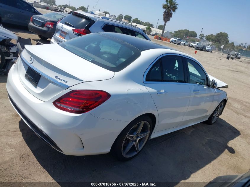 2016 MERCEDES-BENZ C-CLASS C 300 - 55SWF4KBXGU129856